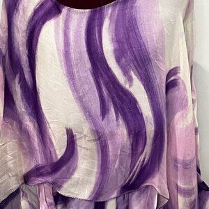 WOMEN SILK BAT TOP SIZE S/L